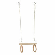 Small Foot - Houten Trapeze met Gymnastiekringen, 100cm