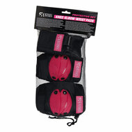 Street Rider Beschermset S - Roze, 6dlg.