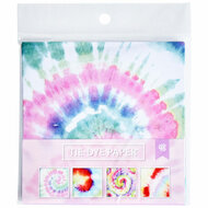 Gekleurd Papier Tie-dye Design, 15x15cm