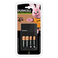 Duracell Oplader Charger Cef14 incl. 2x AA1300mah &amp; 2x AAA 750mah, 5dlg.