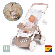Smoby Baby Nurse Poppenbuggy met Opbergruimte