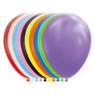 Ballonnen Mix Kleuren 30cm, 10st.