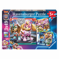 PAW Patrol The Mighty Movie Legpuzzel, 3x49st.