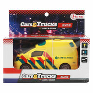 Cars &amp; Trucks Frictie Ambulance (NL) met Licht en Geluid