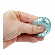 Raamkruiper Knijpballen Glitter, 3st.