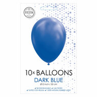 Ballonnen Donkerblauw 30cm, 10st.