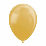 Ballonnen Metallic Goud 30cm, 10st.