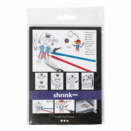 Vellen Krimpfolie met Motieven Piraten, 4st.