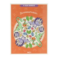 Ik Kleur Mandala&#039;s Dinosaurussen
