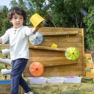 Houten Water Speelmuur 2-zijdig