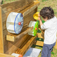Houten Water Speelmuur 2-zijdig