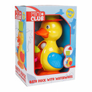 Mini Club Badeend met Waterrad, 28cm