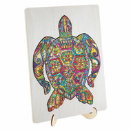 Houten Legpuzzel Schildpad, 130st.