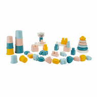 Ecoiffier bb Abrick Babyspeelgoed 4in1 Speelset in Opbergbox - 41dlg.