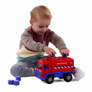 Cavallino Brandweervrachtwagen Vormenstoof met 6 Blokken - 26cm