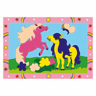 CreArt Schilderen op Nummer - Springende Pony&#039;s