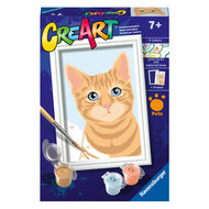 Ravensburger CreArt Schilderen op Nummer - Oranje Tabby