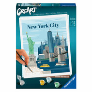 CreArt Schilderen op Nummer - Kleurrijk New York