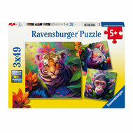 Ravensburger Legpuzzel Jungle Babies, 3x49st.
