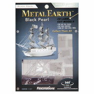 Metal Earth Pirate Ship Black Pearl Zilver Editie