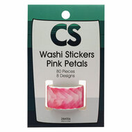 Colorations - Washi Stickers - Roze Bloemblaadjes, 80st.