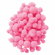 Colorations - Pom Poms Roze, 100st.