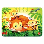 Legpuzzel Kleine Dierenfamilies, 4in1