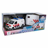 Kids Globe VW Transporter Politie met Paardentrailer