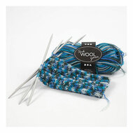 Sokkengaren Blauw/Turquoise, 200cm