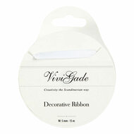 Decoratie Lint Wit, 15m