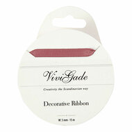 Decoratie Lint Roze, 15m
