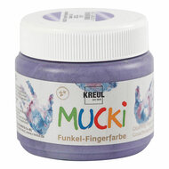 Mucki Vingerverf - Paars Metallic, 150ml