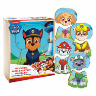 PAW Patrol Houten Mix &amp; Match Puzzel