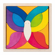 Goki Houten Bouwstenen Vlinder Mariposa, 11dlg.