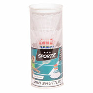 SportX Mini Badminton Shuttles in Koker, 3st.