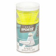 SportX Speed Badminton Shuttles in Koker - 3st.