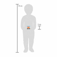 Small Foot - Houten Lettertrein Polar - Wagon Zalmroze Blauw