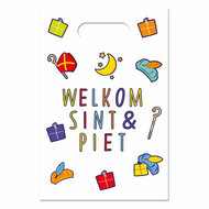 Uitdeelzakjes Welkom Sint &amp; Piet, 6st