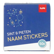 Cadeau Naamstickers Sint en Pieten, 50st.