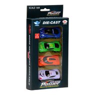 Luxe Set Metalen Auto's, 4dlg.