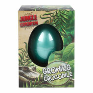 Jungle Expediton Ei met Groeiende Krokodil, 6cm