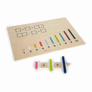 Small Foot - Houten Leerbox met Rekenstaven en Rekenblokjes Set
