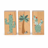 Small Foot - Houten Bouwblokken Dino, 50dlg.