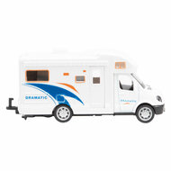 MetalWorld Pull Back Camper met Aanhanger en Sneeuwscooter