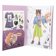 TOPModel Dress me up Stickerboek Groot Rebel Kitty