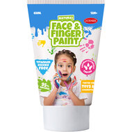 Natural Face &amp; Fingerpaint Tube - Zwart en Wit, 2x65ml