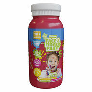 Natural Face &amp; Fingerpaint Fles - Rood, 250ml