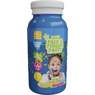 Natural Face &amp; Fingerpaint Fles - Blauw, 250ml