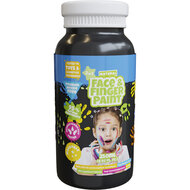 Natural Face &amp; Fingerpaint Fles - Zwart, 250ml