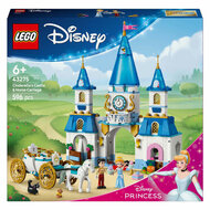 LEGO Disney Princess 43275 Assepoesters Kasteel en Paardenkoets
